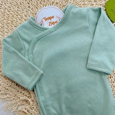 kimono M/l Verde Liso